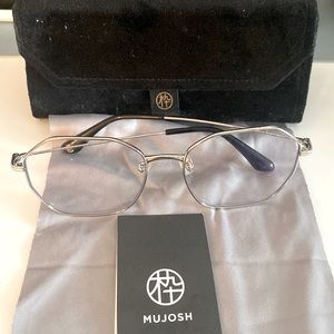 MUJOSH GLASSESS （no degree）（Silver）
